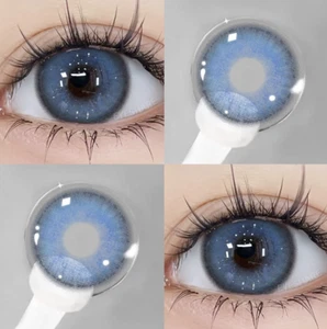ZURICH BLUE Coloured Eye Lens Plus FREE CASE - EYESHARE Colour Contacts - Picture 1 of 1