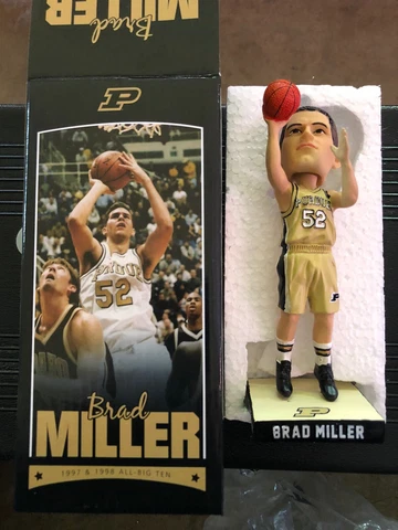 Brad Miller Purdue Boilermakers Bobblehead Limited Edition Of 2000 SGA Mackey Cover