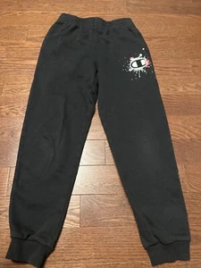 Champion SweatPants Boys Large Black Fleece Casual Pockets Logo - Picture 1 of 5