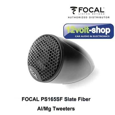 Tweeters FOCAL Slate Fiber Al/Mg ; 15W Rms ; 93dB ; Made in France ; A pair (... - Photo 1/4