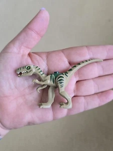 Lego Minifigure Figure Coelophysis, Gallimimus Dark Green Jurassic World - Picture 1 of 5