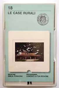 32 Diapositive + Musicassetta Le Case Rurali Emilia Romagna 1986 Raro Box Scuola - Bild 1 von 2