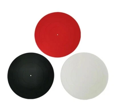 May Records Small 285mm 11.2" Pure Silicone Rubber Turntable Mat Label Recess - Image 1 of 4