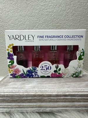 NIB Yardley London EDT Fragrance Collection 4 x 10 mL LOW FILL FAST SHIP - Image 1 of 4