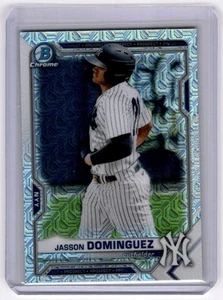 Mega caja refractor Bowman Chrome Prospects 2021 Jasson Dominguez Nueva York - Imagen 1 de 2