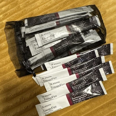 Arbonne Energy Fizz Sticks Blackberry 18 palos DE CAJA DE 30 #3 Foto 1 de 2
