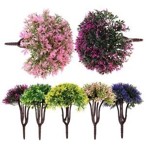 1/40 Scale O Gauge Model Sand Table Colorful Flower Tree - Picture 1 of 15