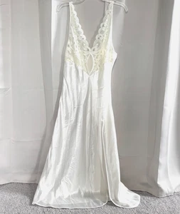 Vtg Victorias Secret Gold Label Slip Dress Medium Babydoll Satin Lingerie 18409 - Picture 1 of 9