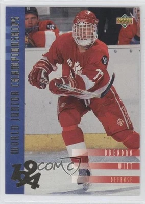 1993-94 Upper Deck Brendan Witt #544 Rookie RC - Image 1 of 2