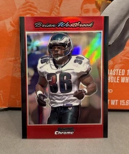 Brian Westbrook 2007 Bowman Chrome Red Refractor #d /5 SSP Eagles #BC188 RARE! - Picture 1 of 2