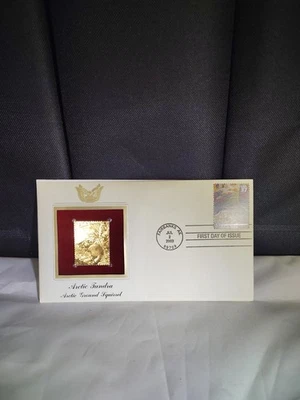 Réplica de sello de ardilla terrestre Arctic Tundra 2003 cubierta dorada envío combinado Foto 1 de 3