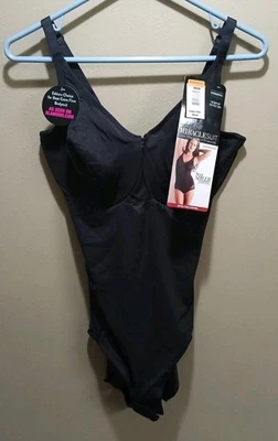 Miraclesuit Sexy Sheer Shaping Body briefer 2783, Black, Size 38DD, $75 - Image 1 of 4