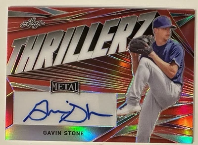 2022 Leaf Metal Thrillerz Gavin Stone Auto #3/3 - Image 1 of 2