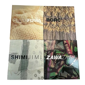 RARE Zawa Zawa Boro Boro Shimi Jimi Fuwa Fuwa Nuno Nuno livres textile japonais - Photo 1/3