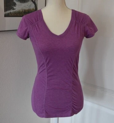 Camiseta Zella Rosa Fucsia Algodón Elástico con Costuras Ajustadas Talla S Foto 1 de 4