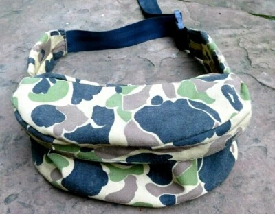 Top-Load Holster Camera Waist Bag Pouch Belt snap on CAMO green tactical pack - Image 1 of 4