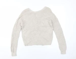 Hollister Women's Beige Knit Pullover Jumper, Size S - Picture 1 of 12