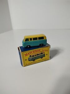 LESNEY "MATCHBOX SERIES" #70 Yellow & Teal Thames Estate Car with Box
