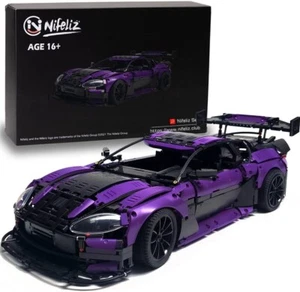 1:8 Scale GT4 Super Sports Car MOC Building Blocks - 3850 Pieces for Collectors - Picture 1 of 8