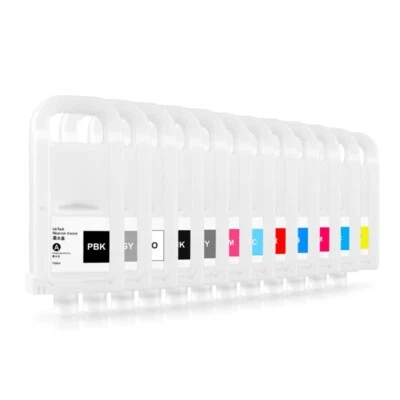 12PC 700ML/PC PFI-57 Empty Refillable Ink Cartridge For Canon Pro 520 540 - Image 1 of 4