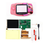 2023 GBA V2 IPS Backlight HDMI-Compatible Output Retro Pixel Mod+Printed Shell