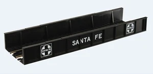 Atlas HO Code 100 Plate Girder Bridge Santa Fe - Black Item #M0893 - Picture 1 of 1