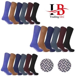 Wholesale Lot Men Women Non skid Diabetic Crew Socks Non Binding Loose Fit Top - Picture 1 of 1