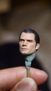 1/12 Painted Justice League Superman Head Carving Fit Mcfarlane Action Figure - Picture 1 of 8