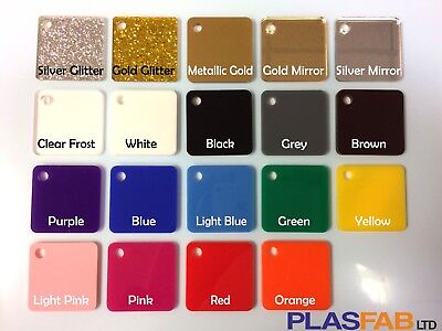 Perspex Colour Acrylic Sheet Plastic 3mm Gold Rose Silver Mirror A3 A2 A1  • 10.99£