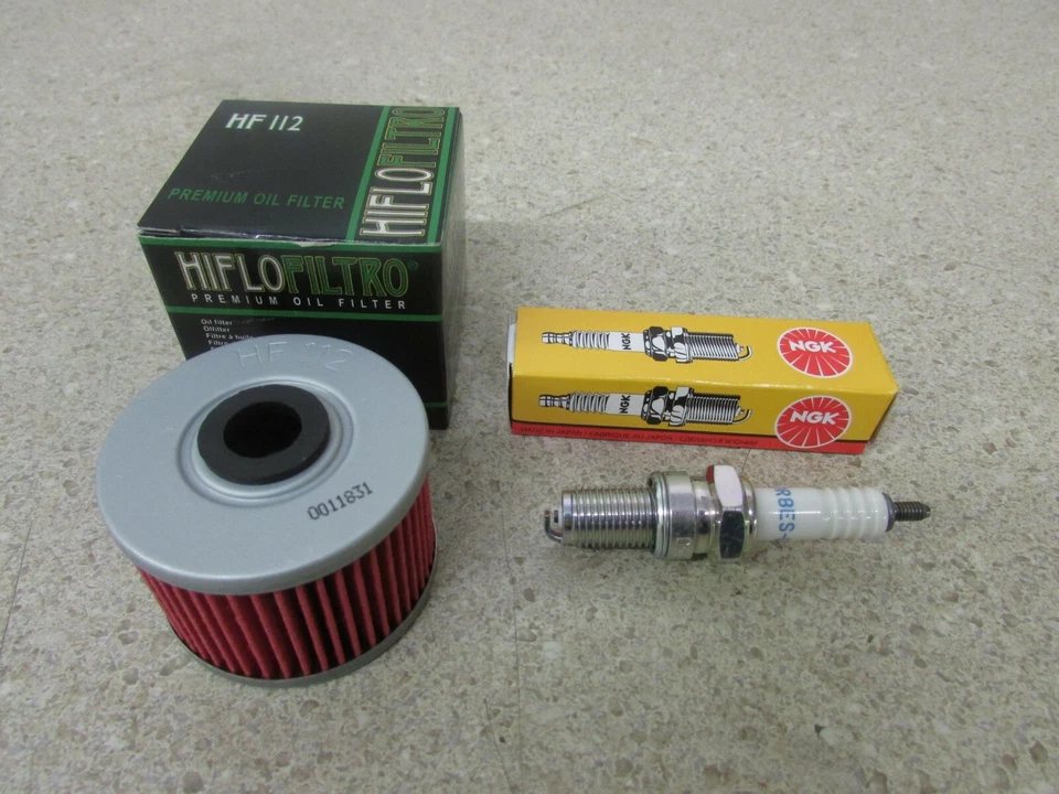 85-87 HONDA ATC250SX ATC250ES BIG RED TUNE UP KIT OIL FILTER SPARK PLUG DR8ES-L - Изображение 1 из 1