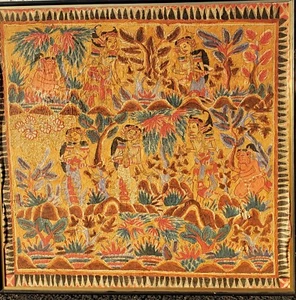 Old Kamasan Painting Bali Indonesia - Picture 1 of 12