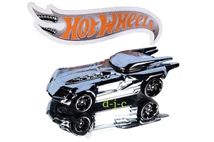 2025 Hot Wheels BATMAN Design Exclusive Batmobile Chrome Loose - Picture 1 of 2