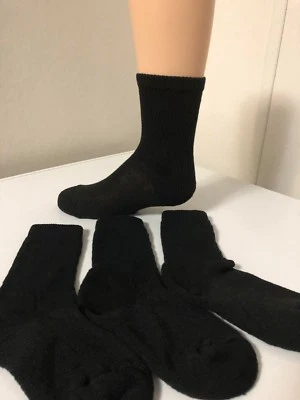 *** 6 pares de calcetines deportivos (negros) para niño o niña 6-8 *** Foto 1 de 3