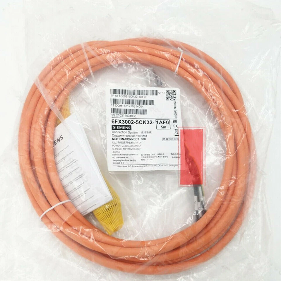 6FX3002-5CK32-1AF0 Siemens V90 Power Cable 5m 6FX3002-5CK32-1AF0 #HT - Image 1 of 1