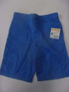 NEW NWT Healthtex Shorts Boys Size 5T 5 Adjustable Waist Summer Bright Blue - Picture 1 of 2