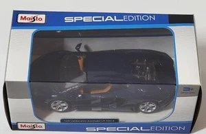 MAISTO 1:24 LAMBORGHINI AVENTADOR LP 700-4 Dark METALLIC BLUE - Picture 1 of 6