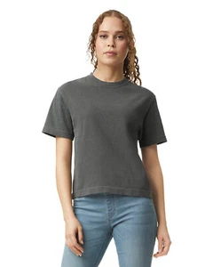 Comfort Colors 3023CL Ladies Ring Spun US Cotton Heavyweight Cropped T-Shirt - Picture 1 of 7