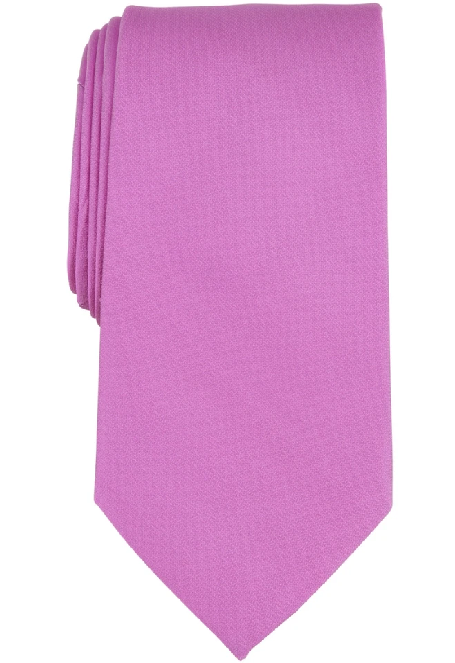 Michael Kors Hombres Zafiro Sólido Corbata Lavanda Talla Única Foto 1 de 1