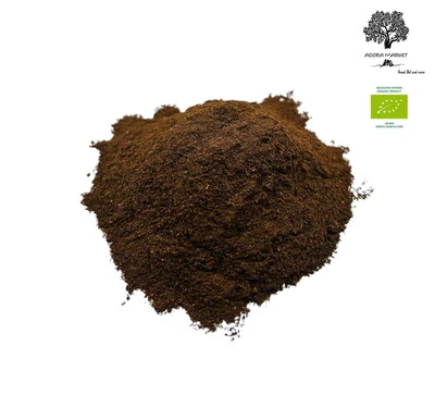 AGORAMARKET Caffè Macinato Alla Carruba Biologico Certificato Greco 460g | Senza Caffeina