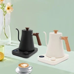 0.9L Corded Electric Kettle 110-130v Hermostatic Kettle Black/White Selectable - Picture 1 of 33