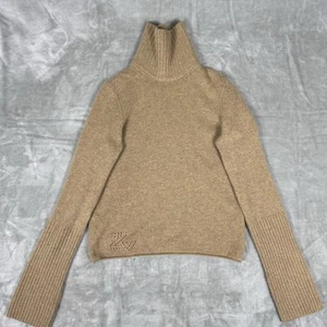 Zadig & Voltaire 100% Cashmere Turtleneck Pullover Sweater Size XS | Tan Camel - Picture 1 of 12