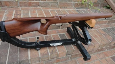 SAVAGE AXIS L/A SATIN WALNUT PACHMAYR PAD / STUDS/TRIGGER GUARD FREE SHIP 228 - Image 1 of 4