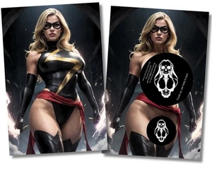 Libro de arte Ms Marvel DOBLE CARA - (bonito/desnudo) - Ltd 100 con certificado de autenticidad Deviant Nation - Imagen 1 de 6