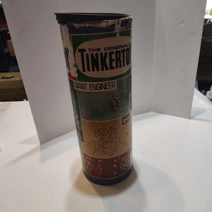 Vintage Tinker Toys Educational Building Giant Engineering Set No.155 400+ Parts - Picture 1 of 5
