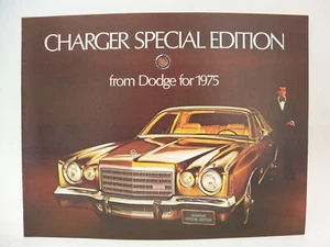 Vintage 1975 Charger Special Edition Dodge Car Dealership Sales Brochure - Picture 1 of 6