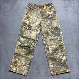 Red Head Cargo Pants Boy 10-12 (L) Multicolor Realtree Print Cotton Straight Leg - Picture 1 of 12