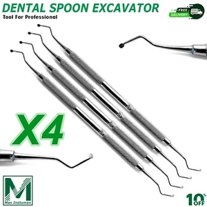 Dental Spoon Excavator Caries Remover Enamel Tooth Decaying Dentin Carious Tools - Picture 1 of 5