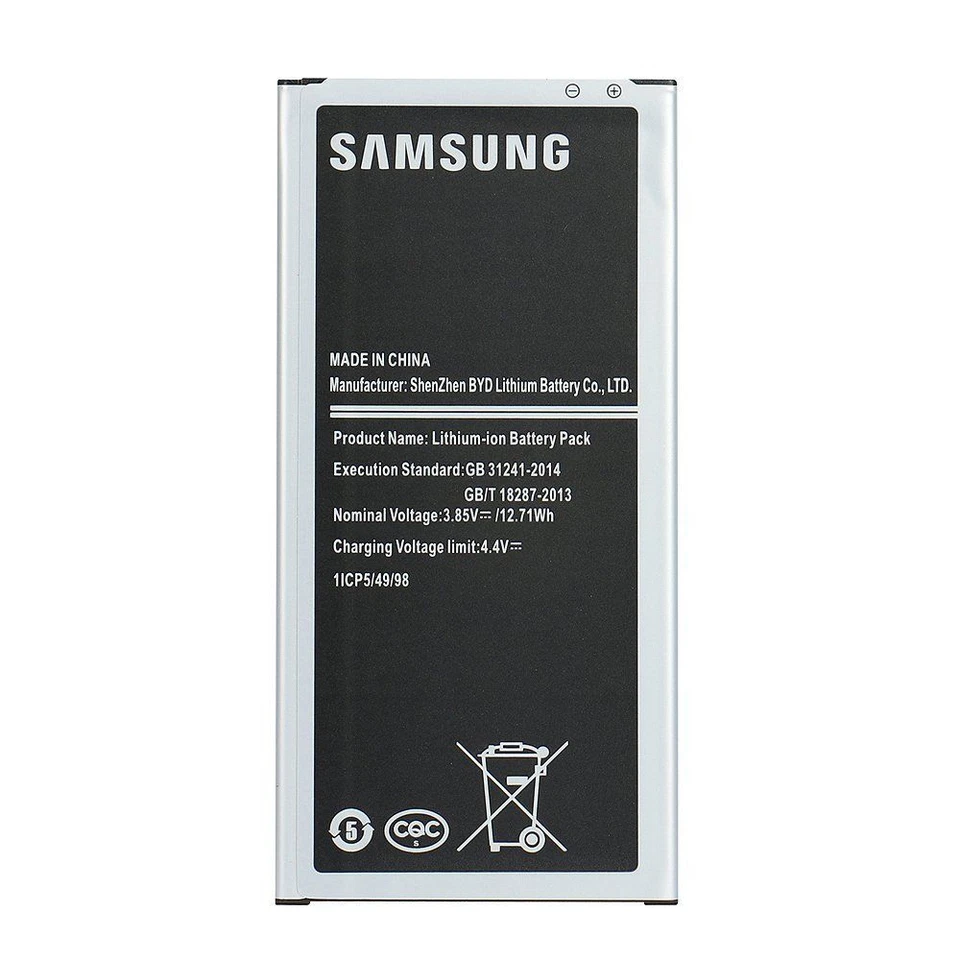 Samsung J7 V Verizon J7V phone Battery 3.85V 3300mAh EB-BJ710CBC  GB 31241-2014 - Image 1 of 1