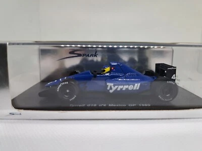 SPARK S1641 1/43 TYRRELL 018 FORD MICHELE ALBORETO 3rd MEXICO GP 1989 - Immagine 1 di 4