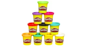 Play Doh Modeling Compound Case Cans Non Toxic Assorted Color Multicolor 10 Pack - Foto 1 di 8